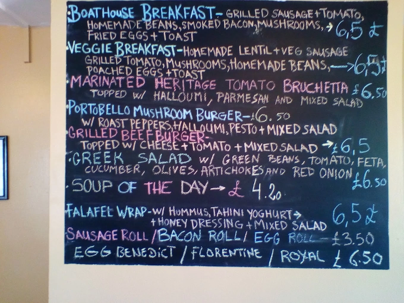Riverside Cafe menu 2